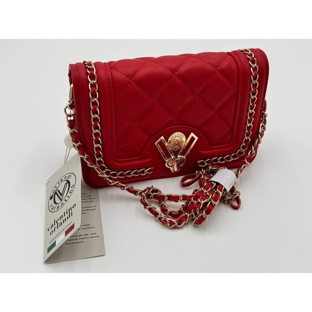 NWT Valentino Orlandi Quilted Crossbody Bag Retail $100